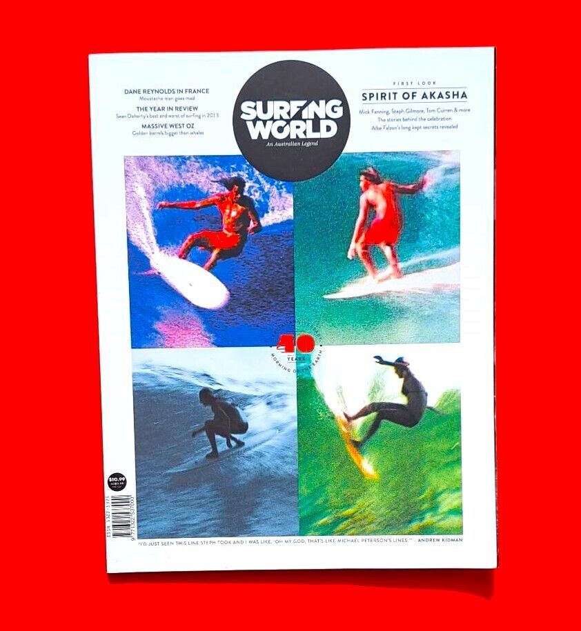 Australian Surfing World Magazine 40 Year Anniversary Special Spirit of Akasha