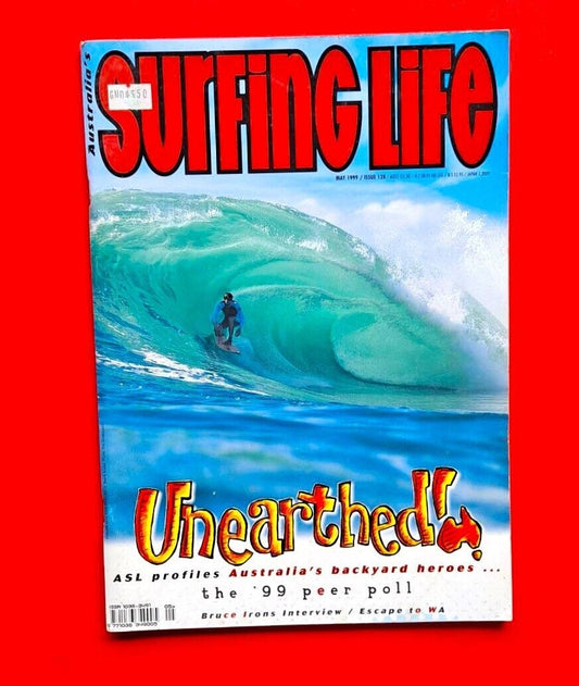 Australia's Surfing Life May 1999 Surf Magazine  WA Bruce Irons Backyard Heroes