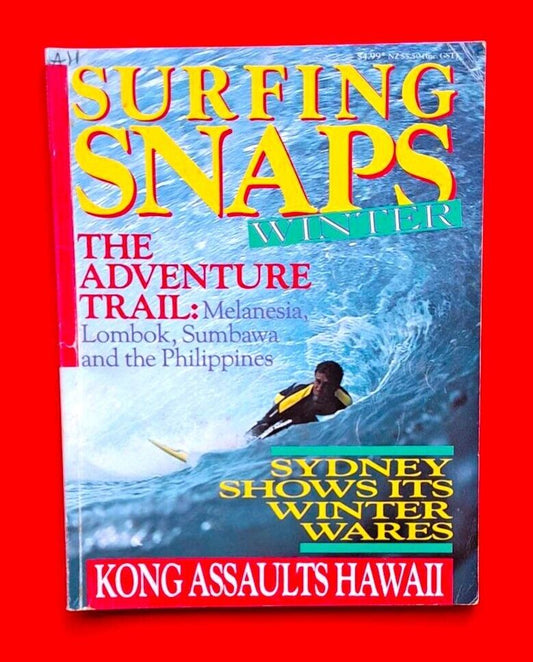 Tracks Magazine Surfing Snaps 1987 Special Issue Kong Assaults Hawaii Sydney