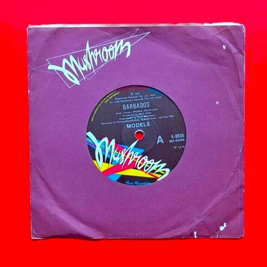 Models Barbados Vinyl 7" Single 1985 Australian Pressing New Wave