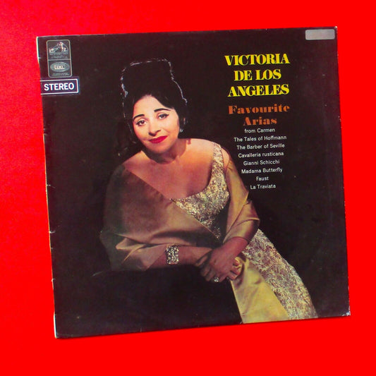 Victoria De Los Angeles ‎Favourite Arias Vinyl LP HMV Australian with Insert
