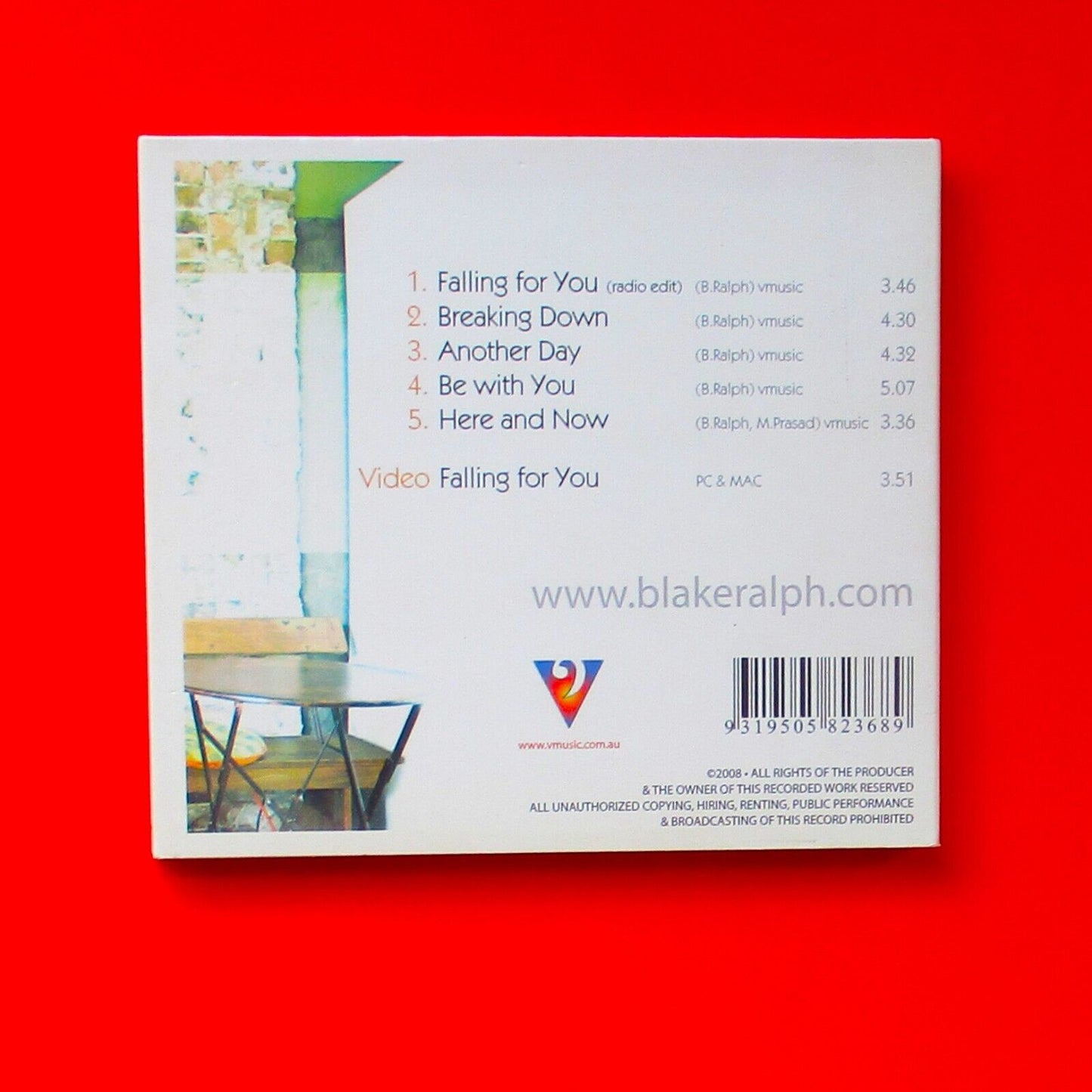 Blake Ralph Blake Ralph 2008 CD EP Australian Enhanced VM Music