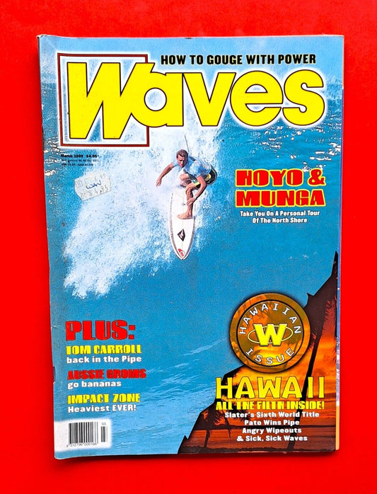 Waves Magazine March 1999 Australian Surfing Hoyo & Munga Tom Carroll