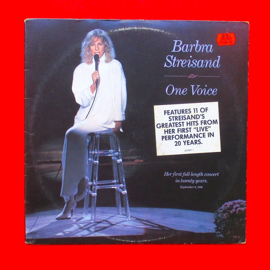 Barbra Streisand ‎One Voice Vinyl Album LP 1987 Australian Pressing