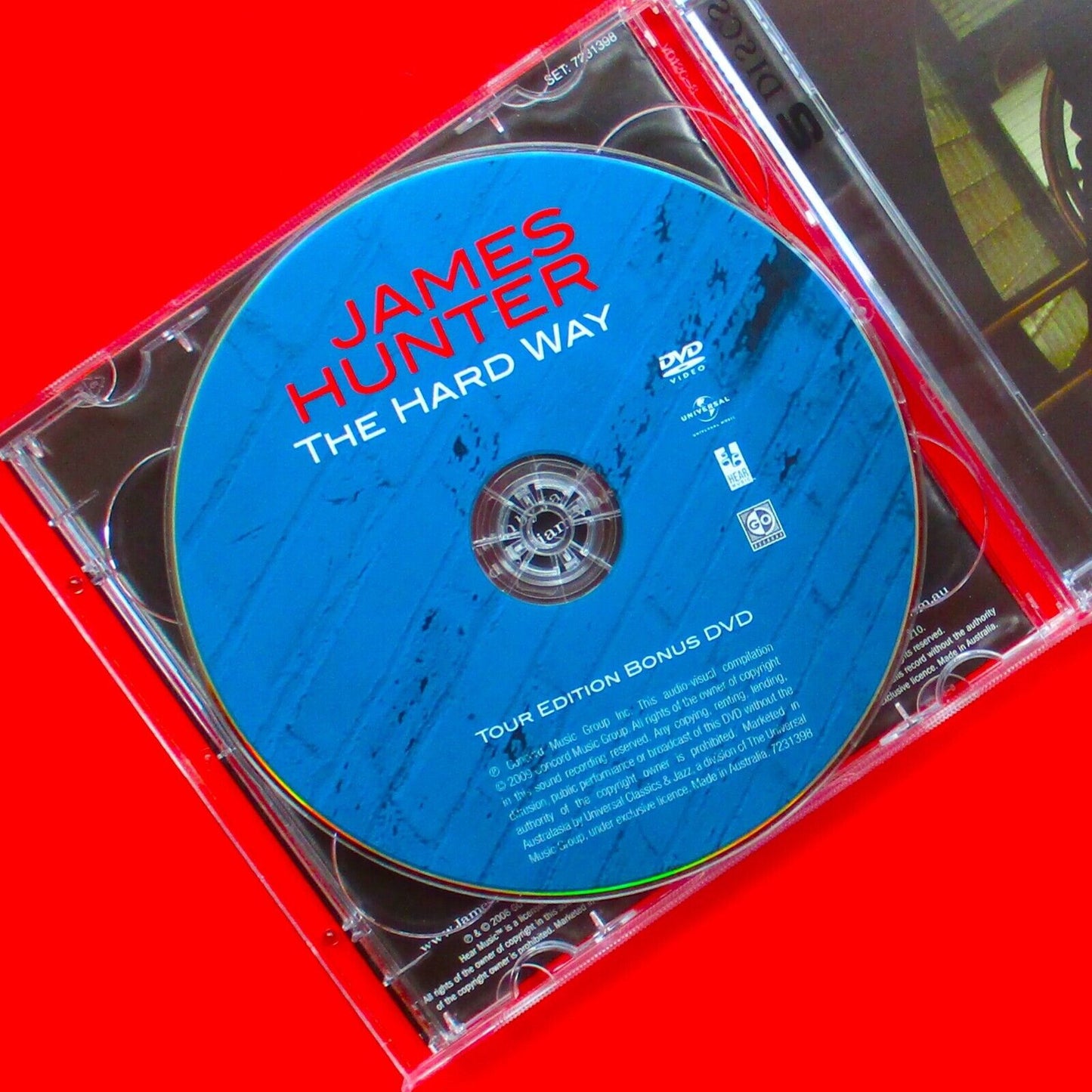 James Hunter ‎The Hard Way CD and DVD Set with Slipcase 2009 Jazz