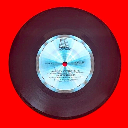 Michael Jackson ‎One Day In Your Life Vinyl 7" Single 1981 Motown Australian