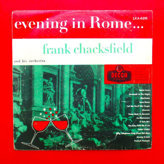 Frank Chacksfield And His Orchestra Evening In Rome Vinyl Album LP Australian