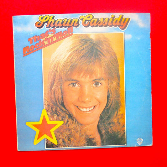 Shaun Cassidy ‎That's Rock 'N' Roll Vinyl Album LP 1978 New Zealand Pressing
