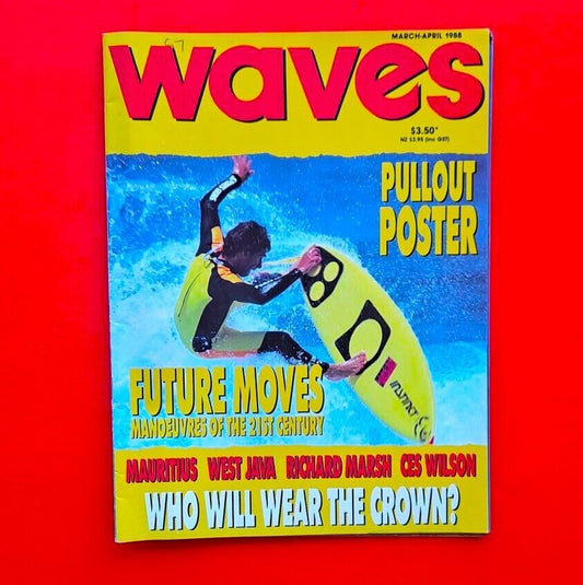 Waves Magazine March April 1988 Australian Surfing Shane Herring The Crown