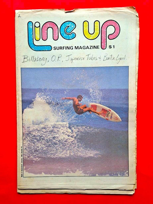 Line Up No 42 January 1985  Australian Surf Magazine Made in Queensland