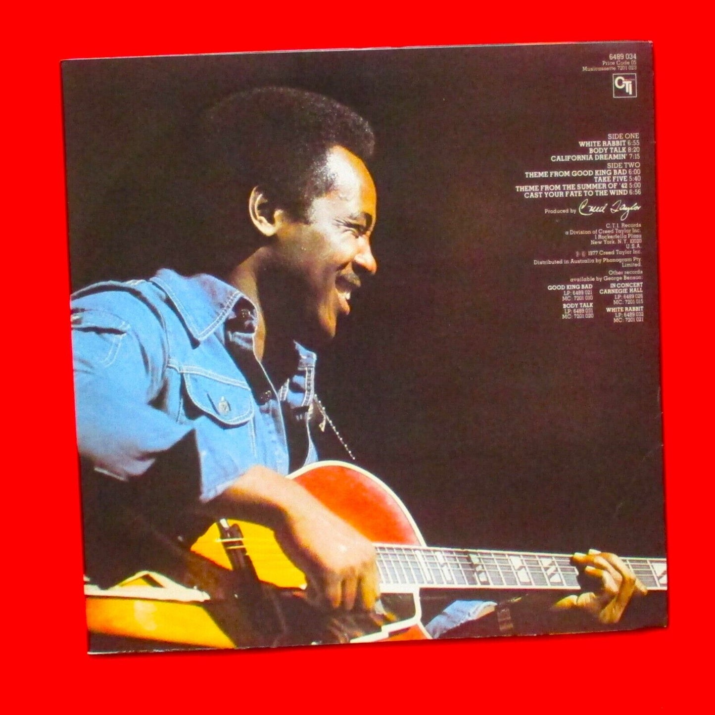 George Benson ‎The Best Of George Benson 1977 Australian Soul Jazz