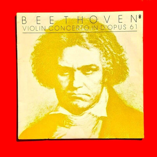 Beethoven Violin Concerto In D, Opus 61 Vinyl Album LP 1979 Australian Pressing