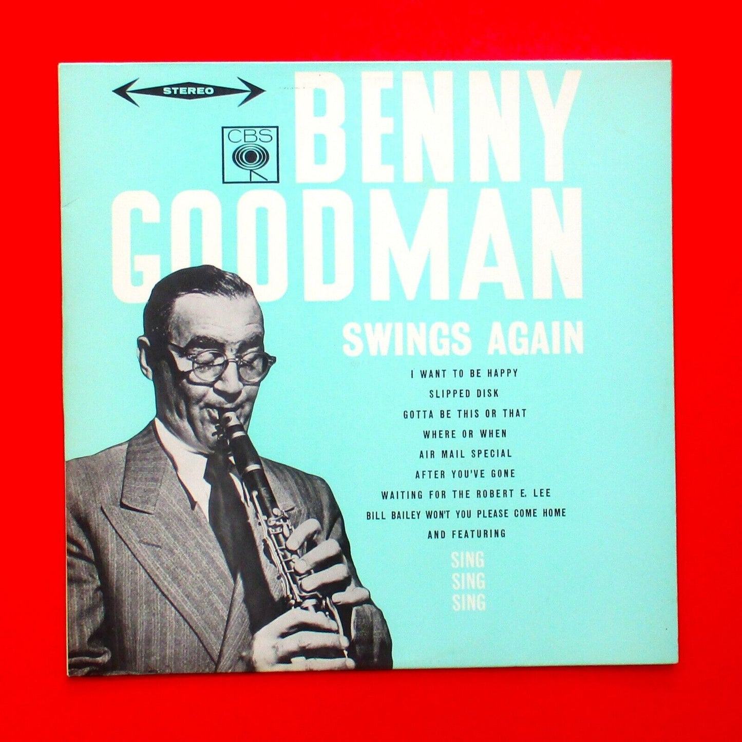 Benny Goodman ‎Benny Goodman Swings Again Vinyl Album LP Stereo Australian Jazz