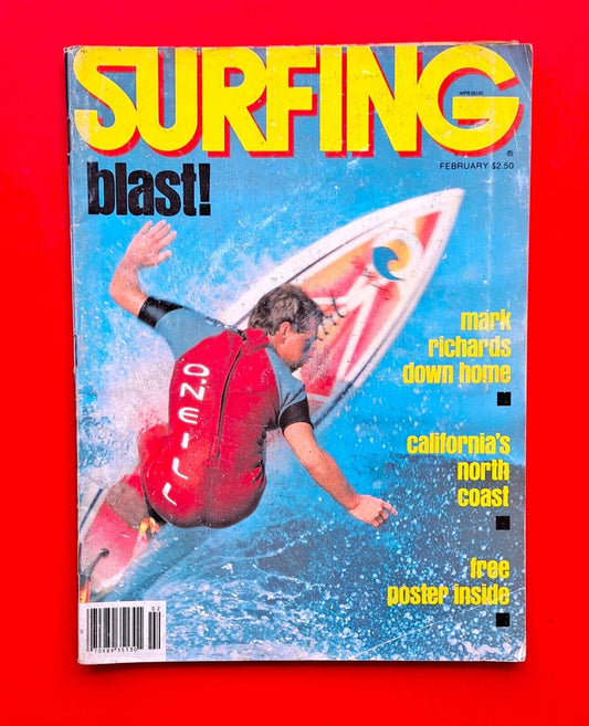 Surfing February 1982 Vintage Australian Surf Magazine Mark Richards California