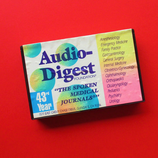 Audio Digest Opioids in Management of Chronic Pain Audio Cassette
