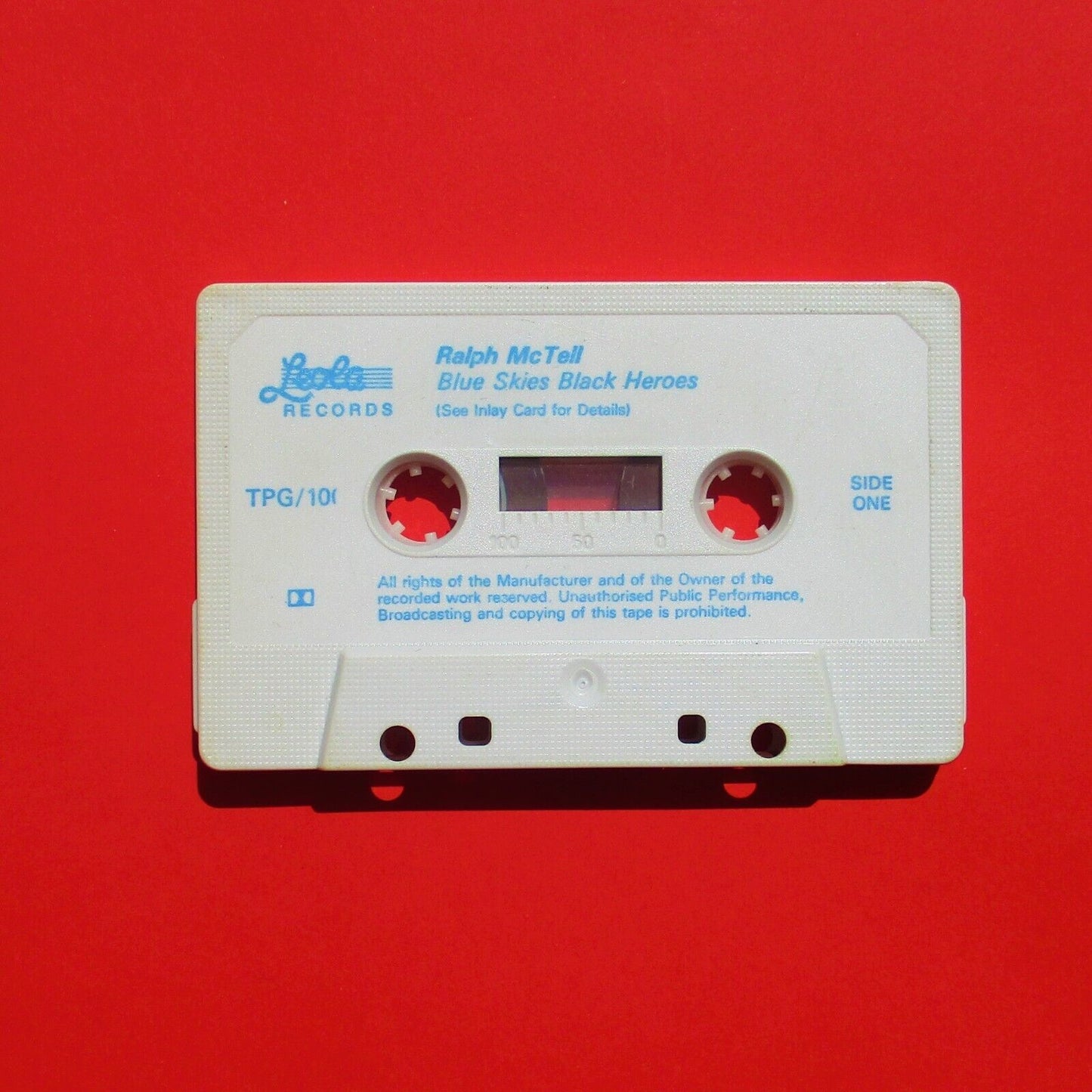 Ralph McTell Blue Skies Black Heroes 1988 Delta Blues Cassette Album