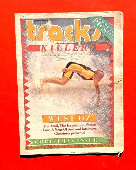 Tracks Magazine December 1985 Australian Surfing Killer Simon Law