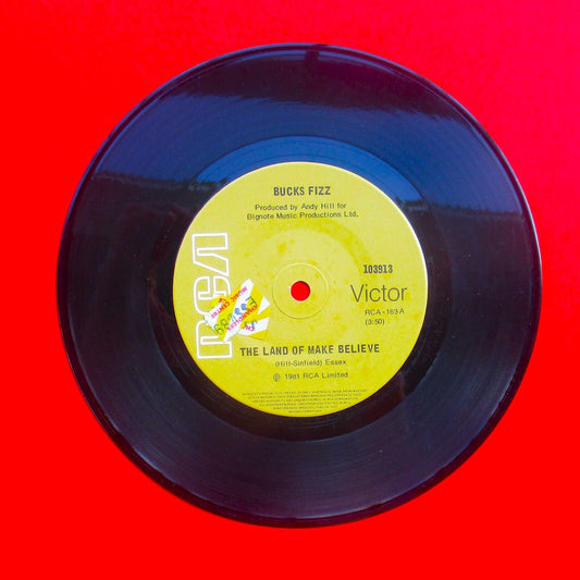 Bucks Fizz ‎The Land Of Make Believe 1981 Vinyl 7" Single Australian Pressing