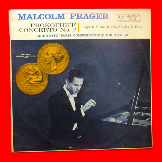 Prokofieff Haydn Malcolm Frager Concerto No. 2 Sonata No. 35 LP Australian 1960
