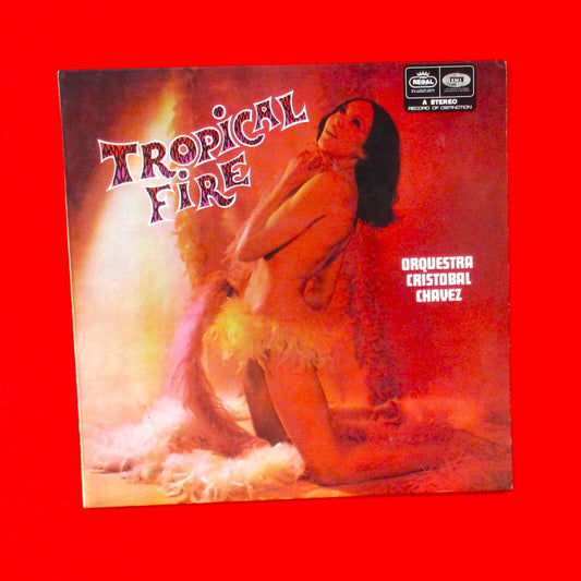 Orquestra Cristobal Chavez Tropical Fire Vinyl Album LP 1967 Australian Latin