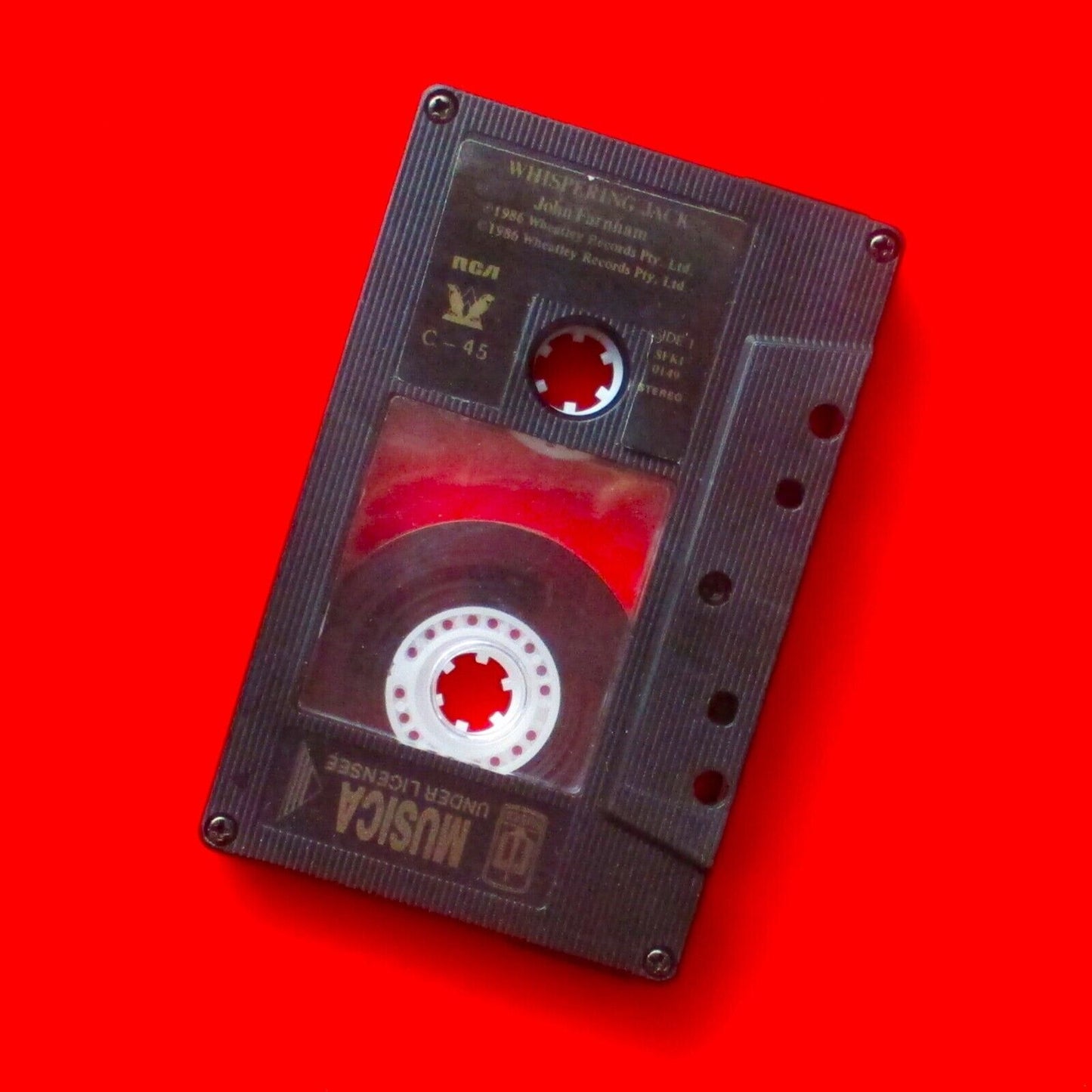 John Farnham ‎Whispering Jack 1987 Indonesian Cassette Album You're The Voice