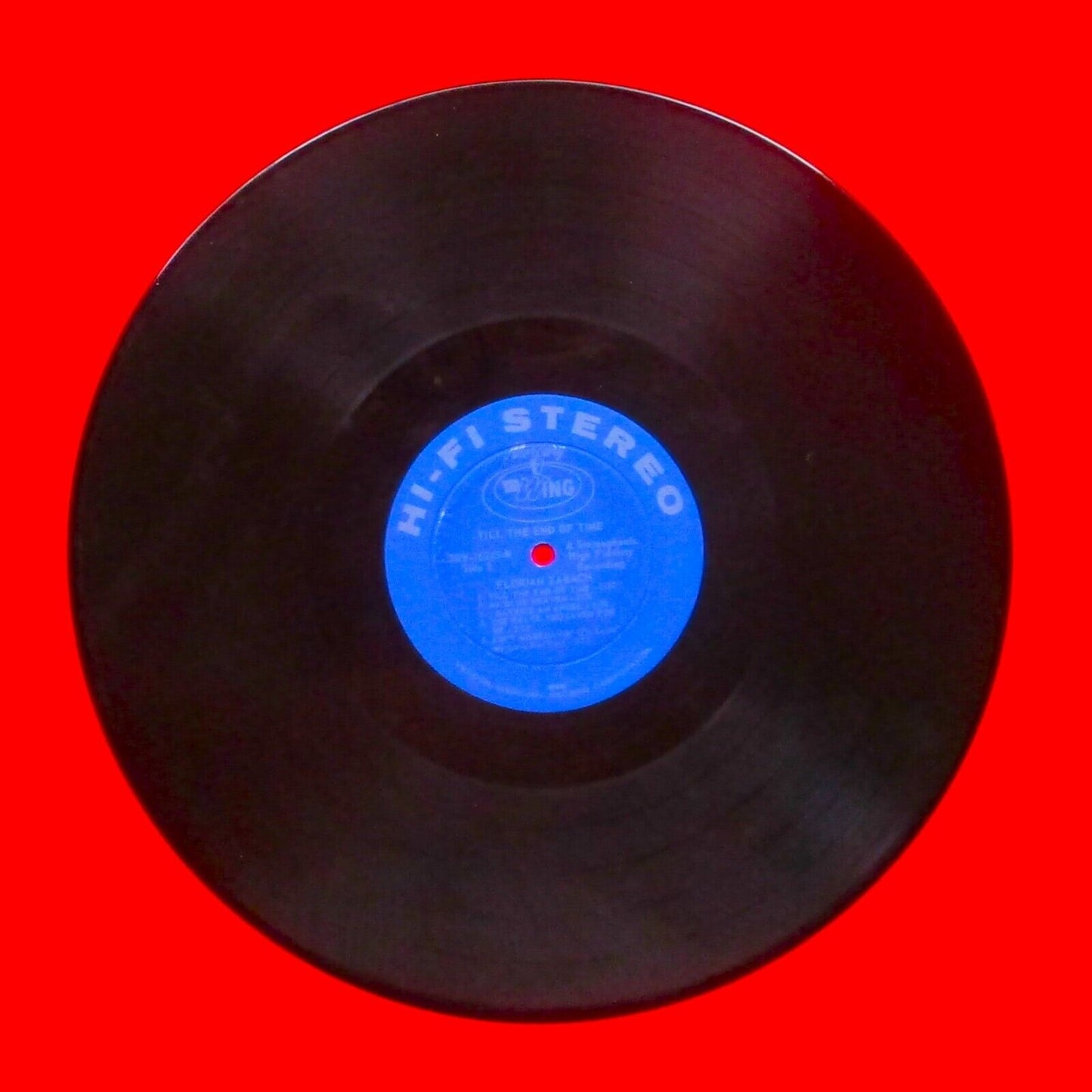 Florian Zabach ‎'Till The End Of Time Vinyl Album LP 1963 Pressing Stereo