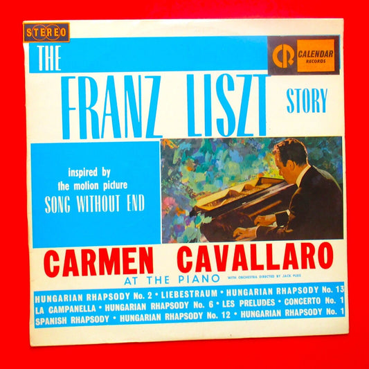 Carmen Cavallaro Jack Pleis ‎The Franz Liszt Story Vinyl Soundtrack LP