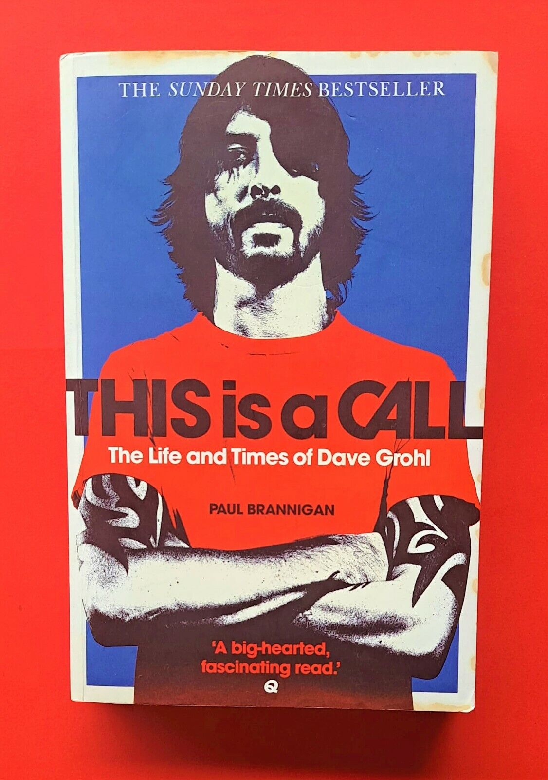 This is a Call the Life and Times of Dave Grohl by Paul Brannigan (Foo Fighters)