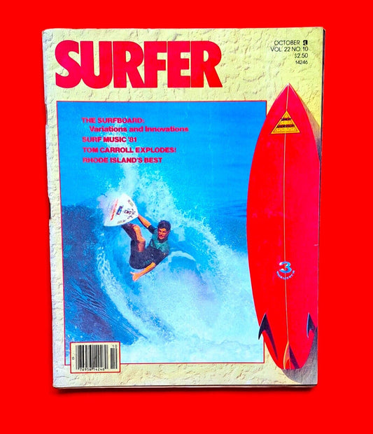 Surfer Magazine Vol 22 No 10 October 1981 Tom Carrol Surf Music '81