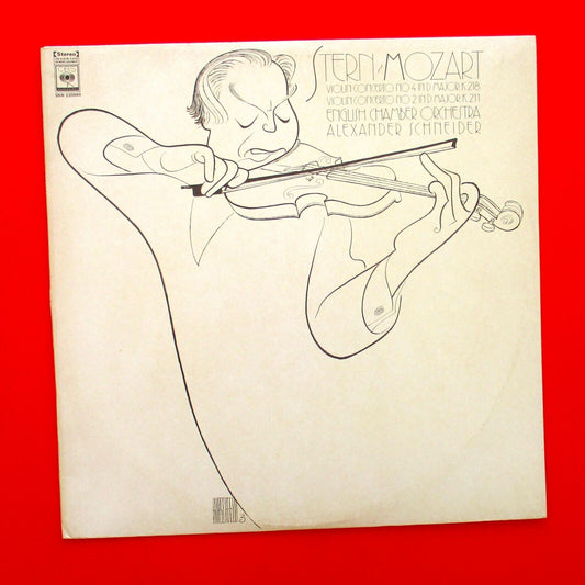 Mozart Stern Violin Concerto No 4 In D Major, K. 218 / No 2 In D Major, K. 21 LP