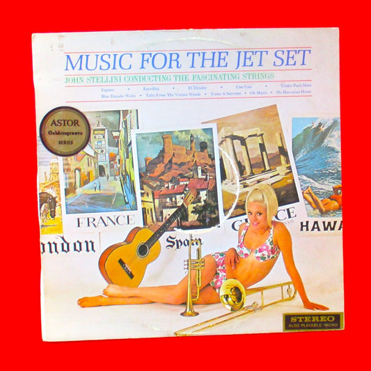 John Stellini The Fascinating Strings Music For The Jet Set Vinyl LP Australian