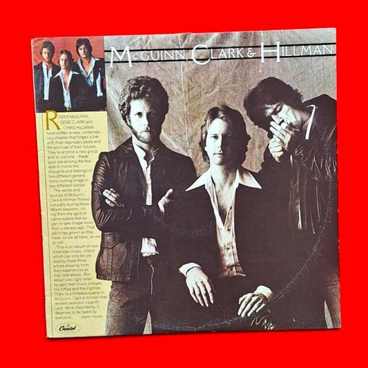 McGuinn, Clark & Hillman Vinyl Album LP 1979 Australian Pressing The Byrds
