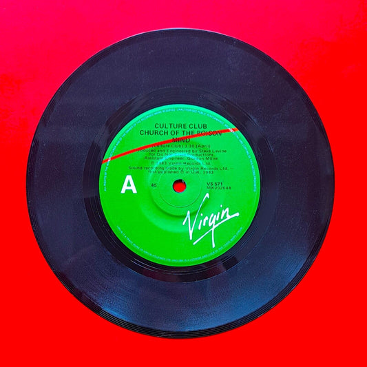 Culture Club Church  of the Poison Mind 7" Single 1983 Australian Pressing