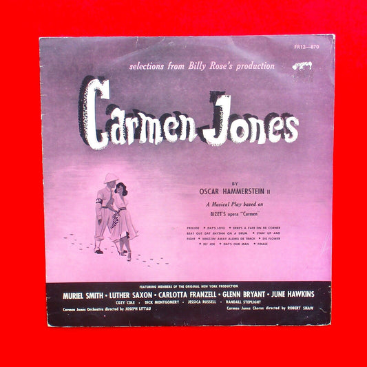 Oscar Hammerstein II ‎Carmen Jones Vinyl Album LP Australian Press