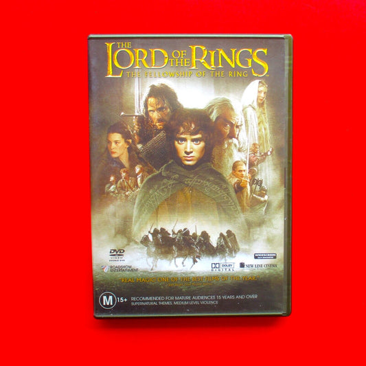 Lord Of The Rings The Fellowship Of The Ring  2001 DVD