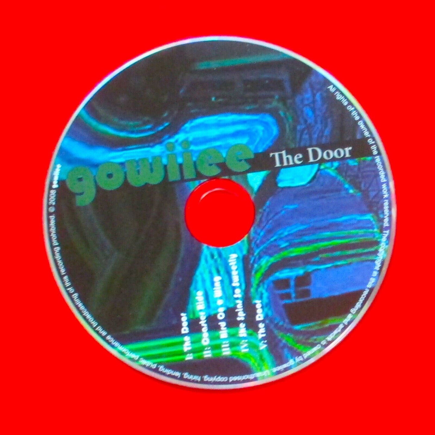 Gowiiee The Door CD Album 2008 Rock Self-Released
