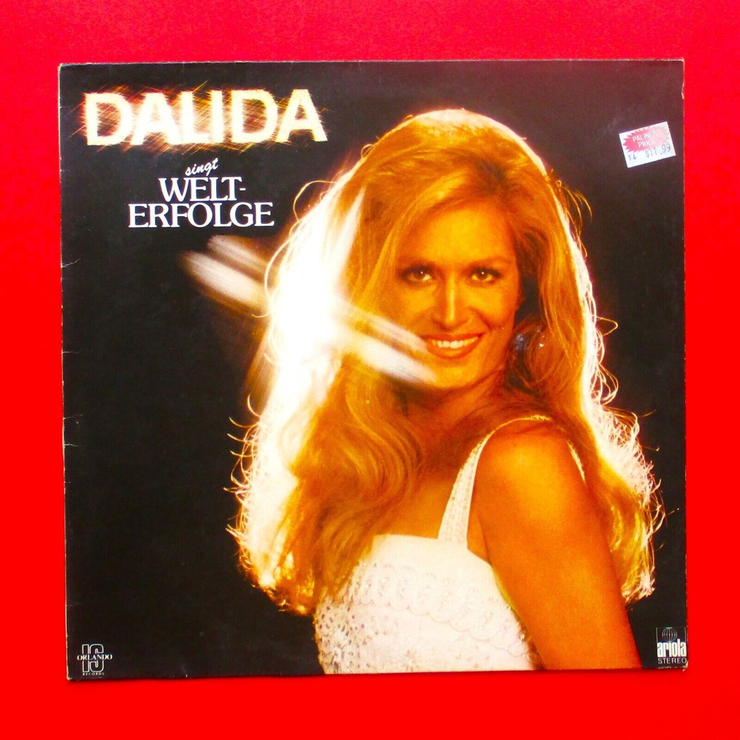 Dalida ‎Dalida Sings World Hits Vinyl Album LP 1977 German Press