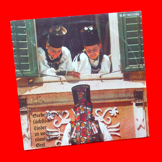Grete Lienert-Zultner ‎Transylvanian-Saxon Songs in Folk Style 10" Vinyl 1967
