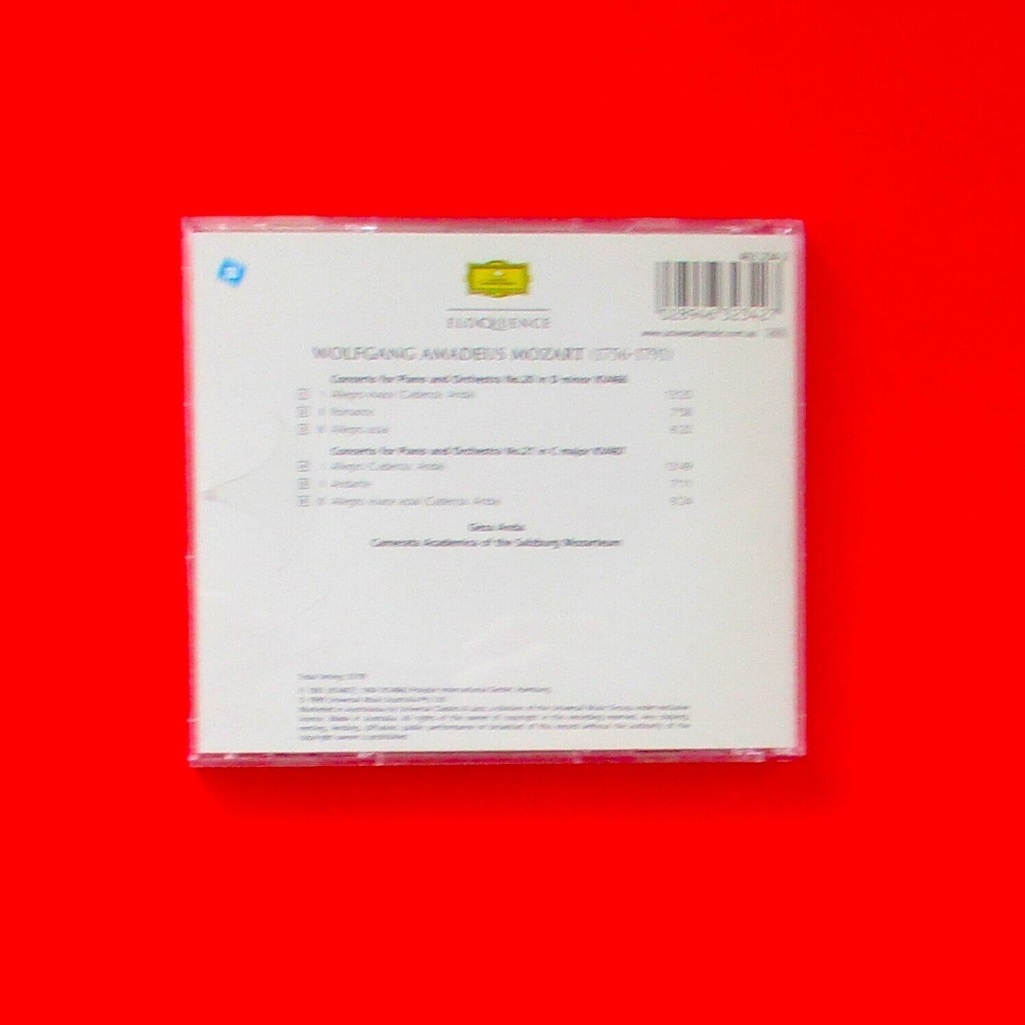 Mozart Piano Concertos Nos. 24 & 25 1999 CD Album SBS Deutsche Grammophon ‎