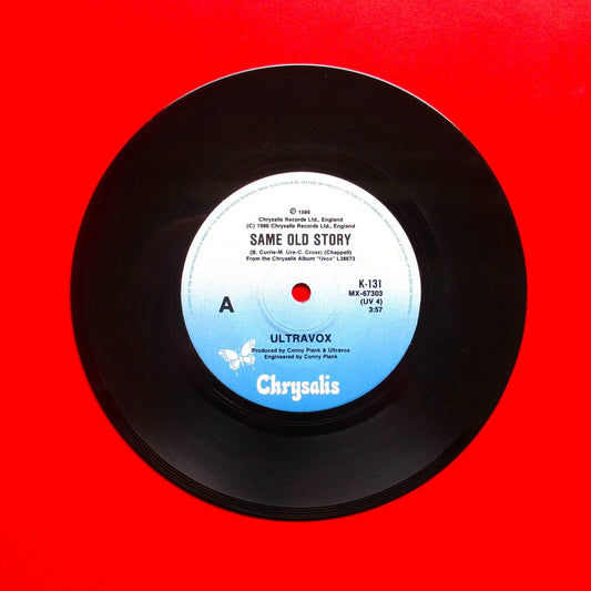 Ultravox - Same Old Story 7" Vinyl Single 1986 Chrysalis Australasian Pressing