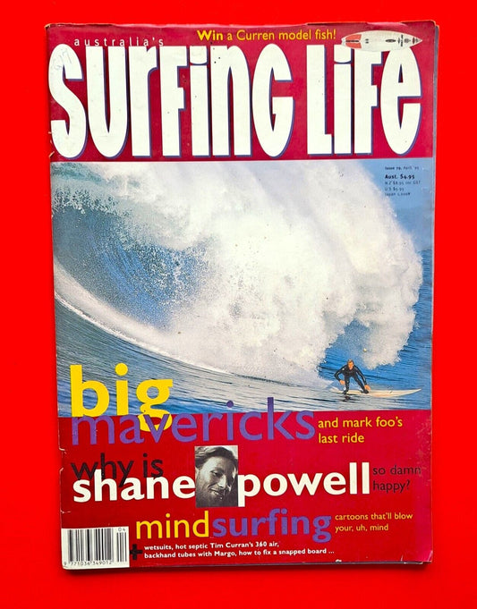 Australian Surfing Life Magazine Issue 79 April 1995 Shane Powell Big Mavericks