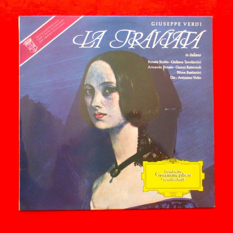 Verdi La Traviata (In Italiano) Vinyl Album LP Vintage Pressing