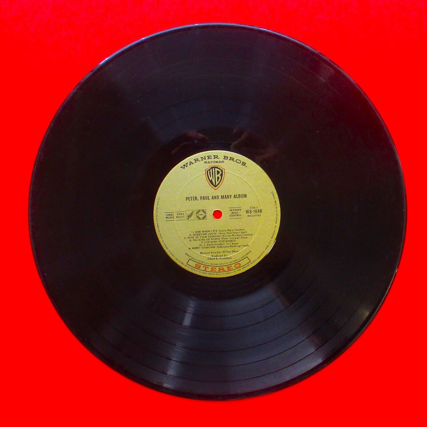 Peter, Paul And Mary Album Vinyl LP 1966 Gold Lable Australian Pressing