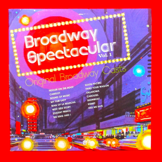 Broadway Spectacular Vol. 1 Vinyl 1973 Australian Compilation LP Foldout Cover