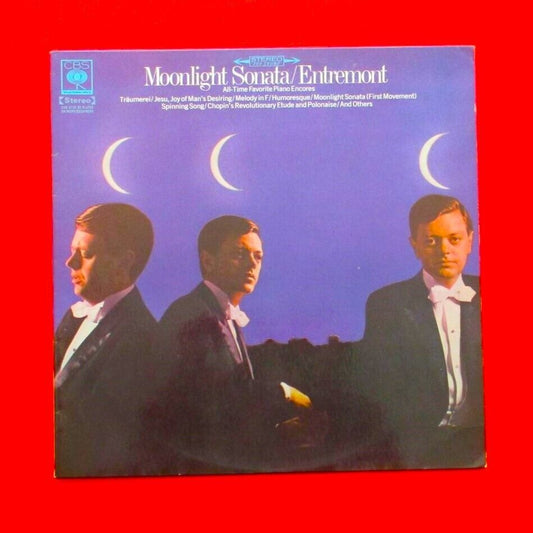 Philippe Entremont Moonlight Sonata Vinyl Album LP Classical 1980s