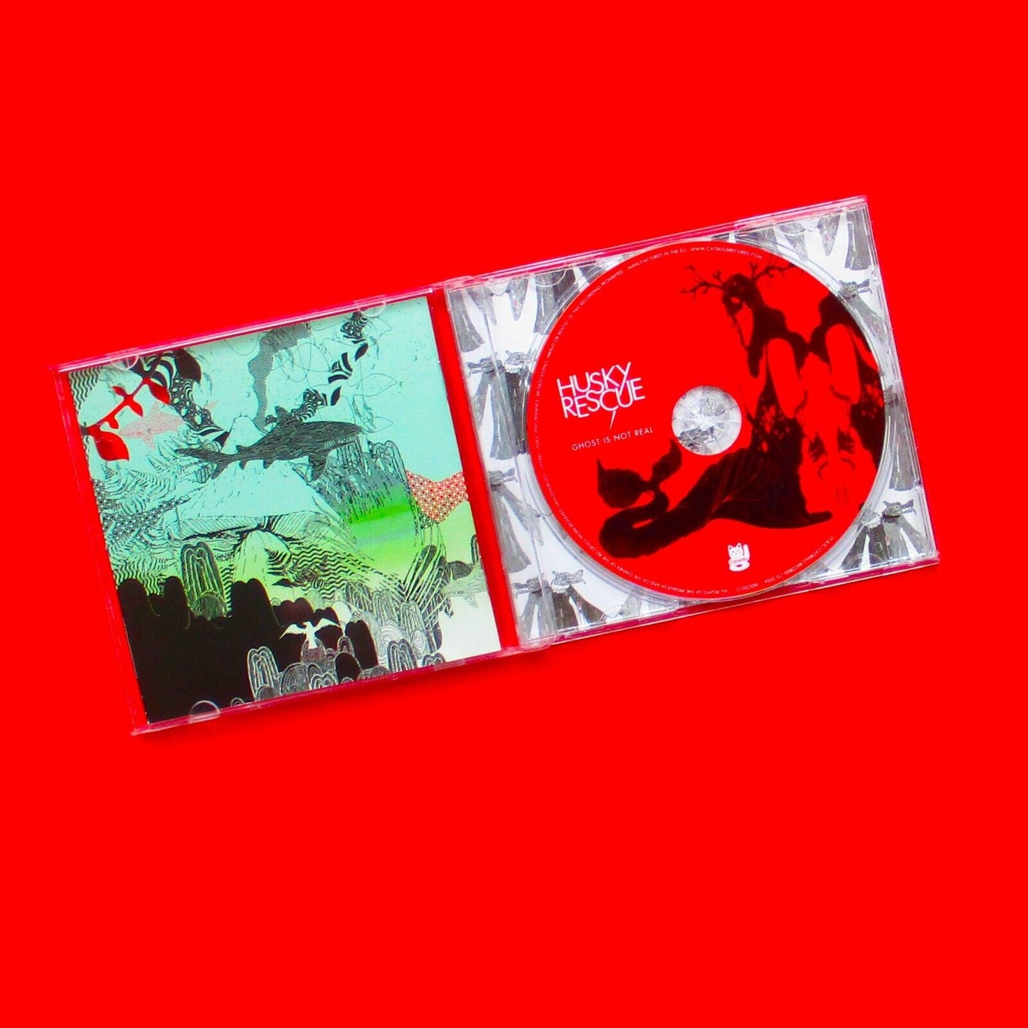 Husky Rescue ‎Ghost Is Not Real 2008 Australian CD Album Indie Pop Leftfield