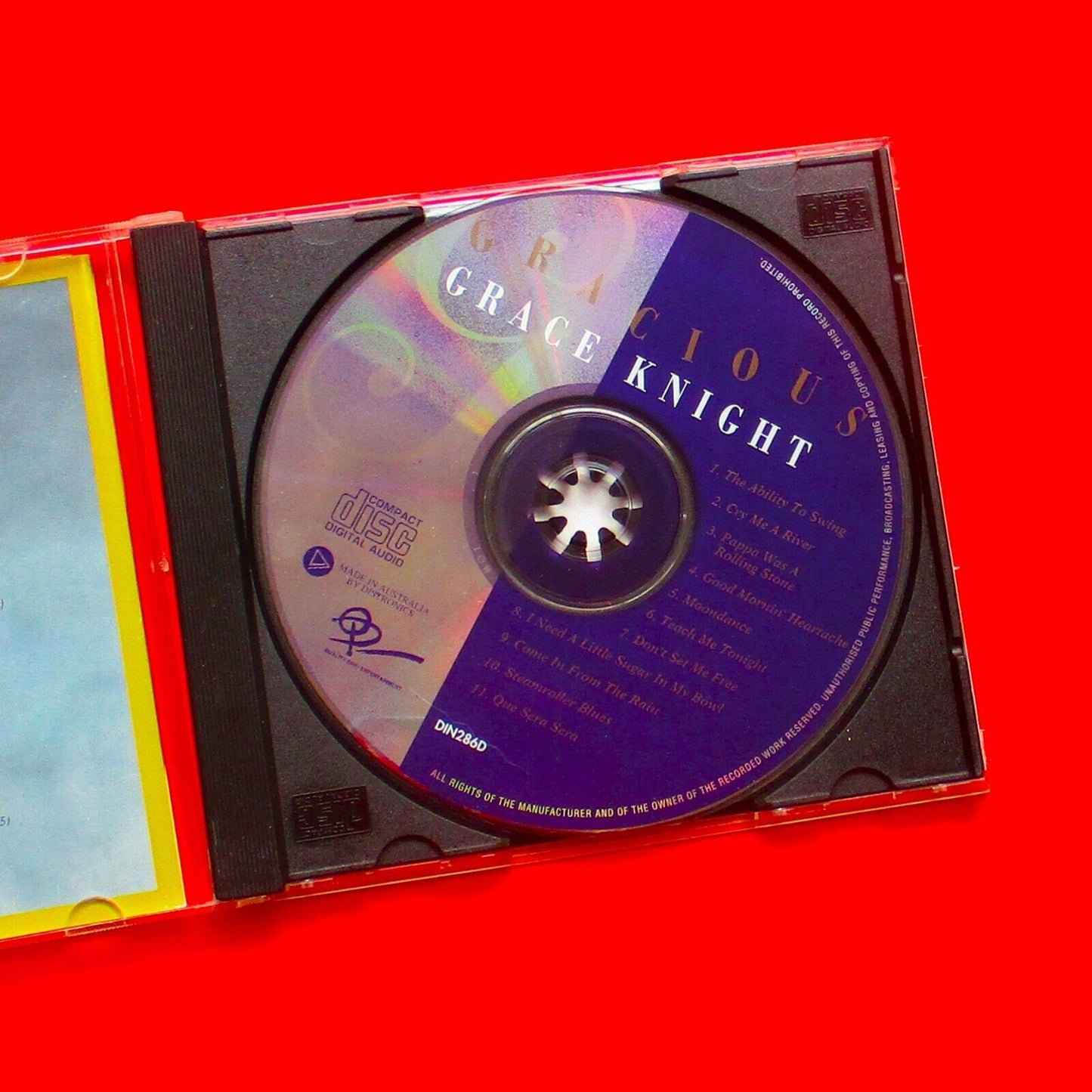 Grace Knight  Gracious 1993 CD Album Australian  Electronic, Jazz, Funk / Soul