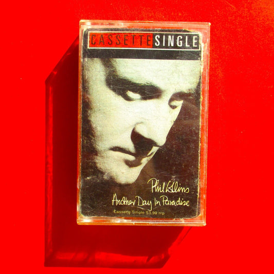 Phil Collins ‎Another Day In Paradise 1989 Australian Cassette Single