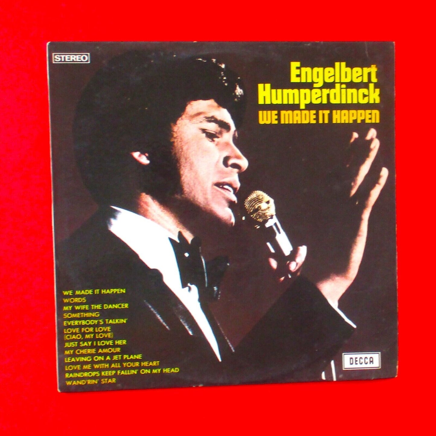 Engelbert Humperdinck ‎We Made It Happen Signed Autographed LP 1970 Australian