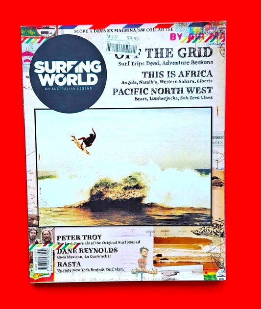 Australian Surfing World Magazine Vintage Issue Dane Reynolds Rasta Peter Troy